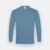 Ct54 comfy cotton long sleeve basic t-shirt air force blue colour view