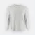 Ct54 comfy cotton long sleeve basic t-shirt ash grey colour view