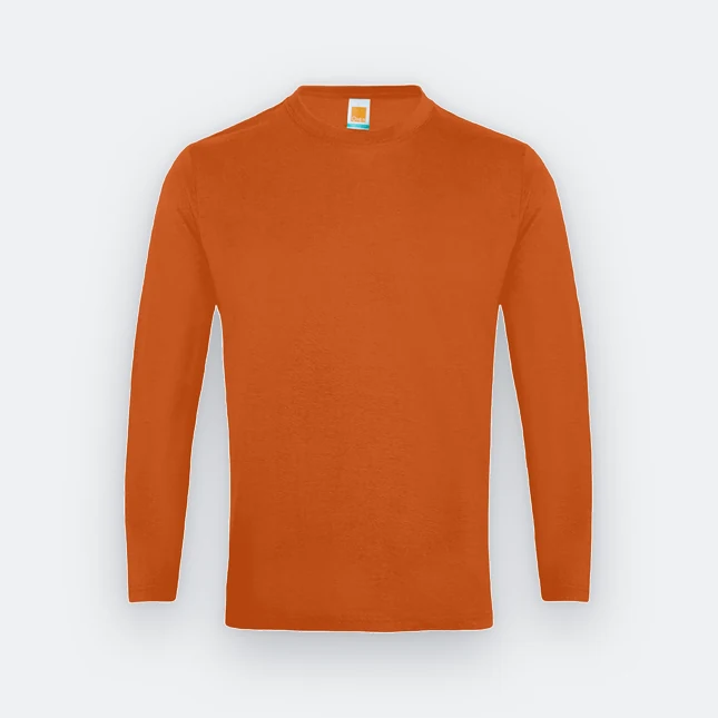 Ct54 comfy cotton long sleeve basic t-shirt autumn colour view