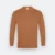 Ct54 comfy cotton long sleeve basic t-shirt caramel colour view