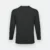 Ct54 comfy cotton long sleeve basic t-shirt charcoal back view