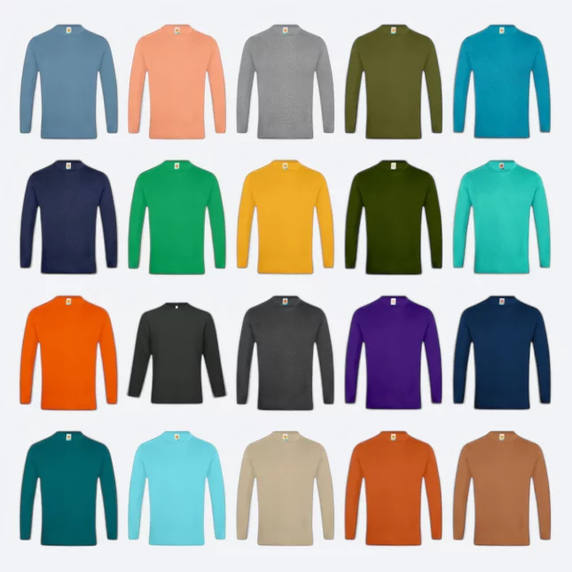 Ct54 comfy cotton long sleeve basic t-shirt all colours