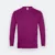 Ct54 comfy cotton long sleeve basic t-shirt dark purple colour view