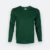 Ct54 comfy cotton long sleeve basic t-shirt forest green colour view