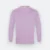 Ct54 comfy cotton long sleeve basic t-shirt light purple colour view