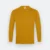 Ct54 comfy cotton long sleeve basic t-shirt mustard yellow colour view