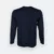 Ct54 comfy cotton long sleeve basic t-shirt navy pro back view