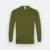 Ct54 comfy cotton long sleeve basic t-shirt olive colour view