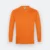 Ct54 comfy cotton long sleeve basic t-shirt orange colour view