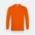 Ct54 comfy cotton long sleeve basic t-shirt orange pro colour view