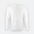 Ct54 comfy cotton long sleeve basic t-shirt white colour view