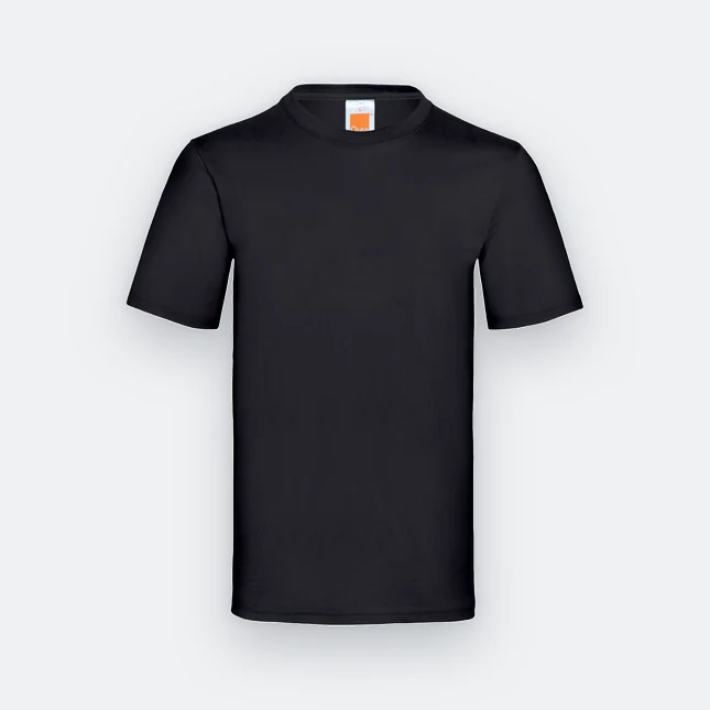 Ct60 superior cotton short sleeve basic t-shirt black colour view