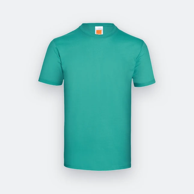 Ct60 superior cotton short sleeve basic t-shirt emerald colour view
