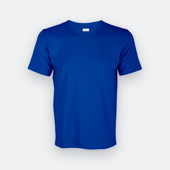 Ct60 superior cotton short sleeve basic t-shirt royal colour view