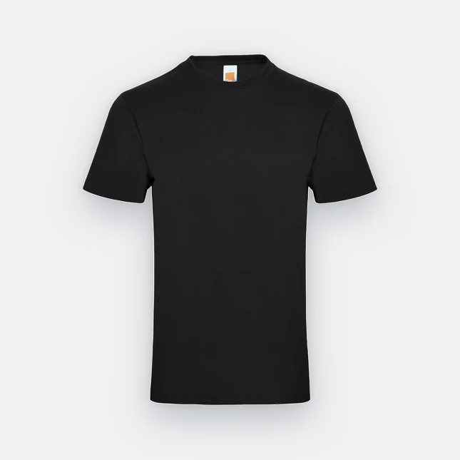 Ct71 superb cotton short sleeve basic t-shirt black colour view