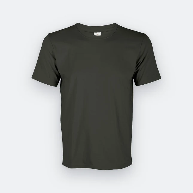 Ct71 superb cotton short sleeve basic t-shirt charcoal colour view