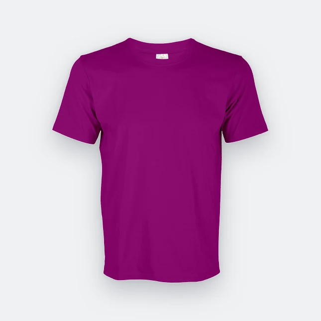 Ct71 superb cotton short sleeve basic t-shirt dark purple colour view