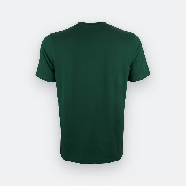 Ct71 superb cotton short sleeve basic t-shirt forest green back view