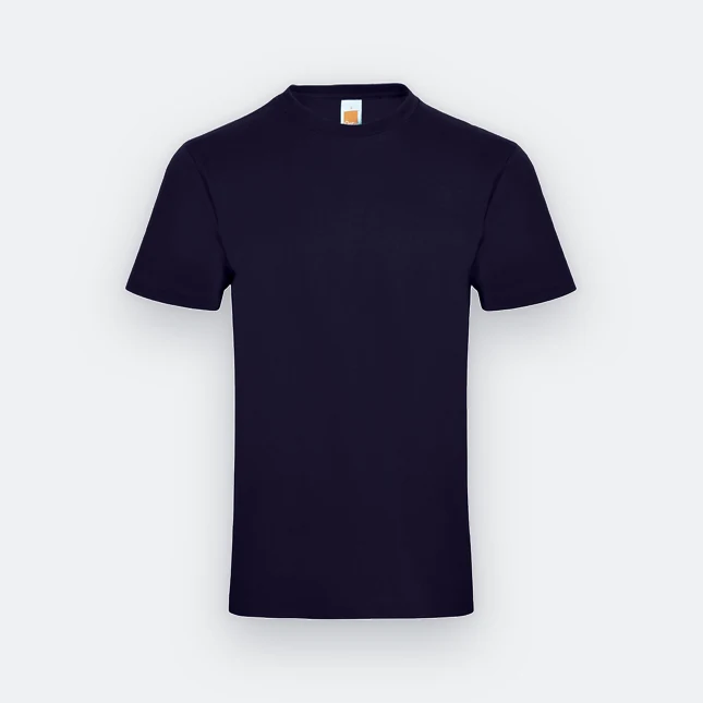 Ct71 superb cotton short sleeve basic t-shirt navy colour view