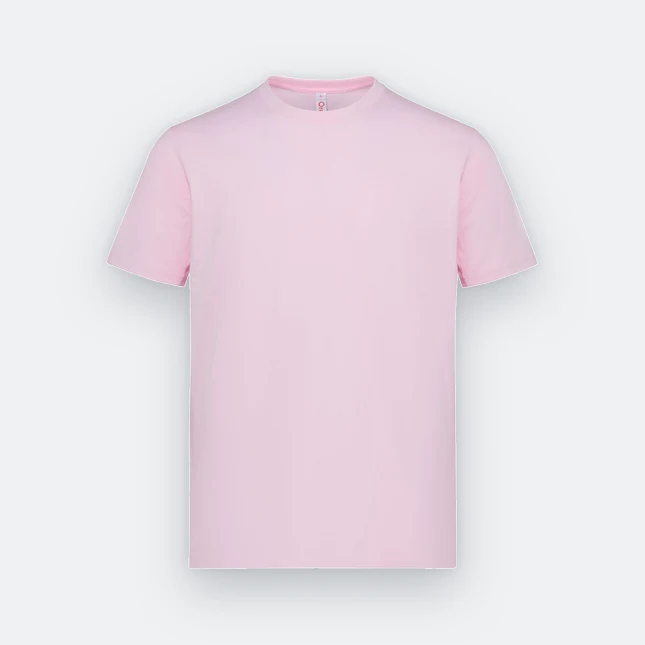 Ct71 superb cotton short sleeve basic t-shirt pink colour view