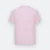 Ct71 superb cotton short sleeve basic t-shirt pink back view