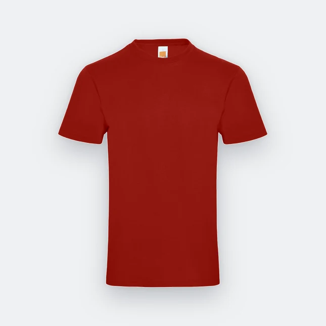 Ct71 superb cotton short sleeve basic t-shirt red colour view