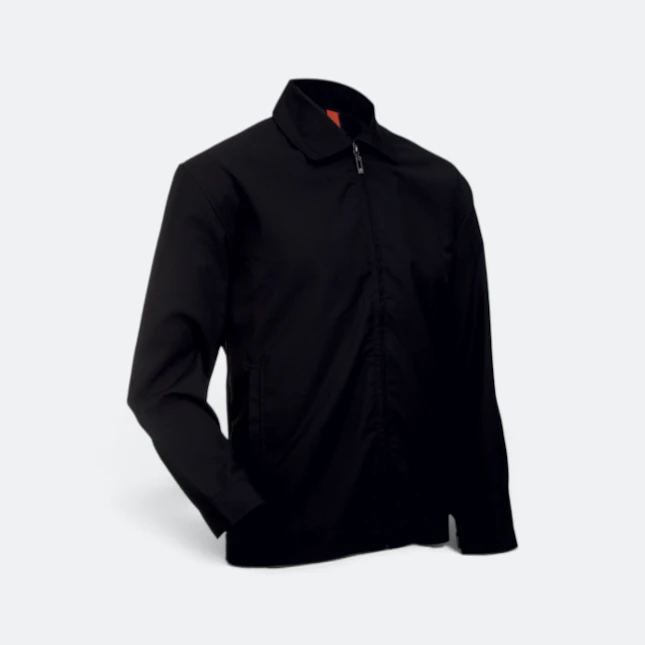 Ej02 corporate jacket unisex full-zip black colour view