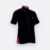 F116 Corporate Uniform Short Sleeve Shirt Hidden Pocket Black F116 corporate uniform short sleeve shirt hidden pocket black colour view