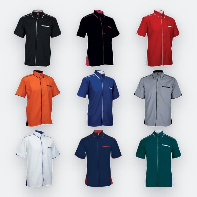 F116 Corporate Uniform Short Sleeve Shirt Hidden Pocket Colours F116 corporate uniform short sleeve shirt hidden pocket all colours