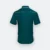 F116 Corporate Uniform Short Sleeve Shirt Hidden Pocket Midnight Green F116 corporate uniform short sleeve shirt hidden pocket midnight green back view