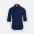 F117 corporate uniform female 3/4 sleeve hidden pocket navy pro colour view