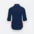 F117 corporate uniform female 3/4 sleeve hidden pocket navy pro back view