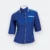 F117 corporate uniform female 3/4 sleeve hidden pocket royal colour view