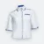 F117 corporate uniform female 3/4 sleeve hidden pocket white colour view
