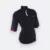 F127 corporate uniform female 3/4 sleeve three-colour contrast navy-white-red colour view