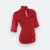 F127 corporate uniform female 3/4 sleeve three-colour contrast red-white-black colour view