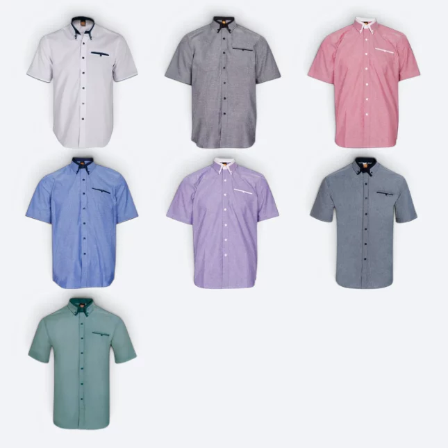 F142 Corporate Uniform Unisex Short Sleeve Oxford Colours F142 corporate uniform unisex short sleeve oxford all colours
