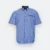 F142 Corporate Uniform Unisex Short Sleeve Oxford Light Blue-White F142 corporate uniform unisex short sleeve oxford light blue-white colour view