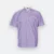 F142 Corporate Uniform Unisex Short Sleeve Oxford Light Purple-White F142 corporate uniform unisex short sleeve oxford light purple-white colour view