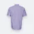 F142 Corporate Uniform Unisex Short Sleeve Oxford Light Purple-White F142 corporate uniform unisex short sleeve oxford light purple-white back view