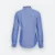 F143 corporate uniform female long sleeve oxford light blue-white back view