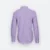 F143 corporate uniform female long sleeve oxford light purple-white back view