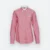 F143 corporate uniform female long sleeve oxford red-white colour view