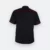 F146 Corporate Uniform Short Sleeve Shirt Contrast Collar Black-Red-White F146 corporate uniform short sleeve shirt contrast collar black-red-white back view