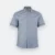 F146 Corporate Uniform Short Sleeve Shirt Contrast Collar Dark Grey-Navy-White F146 corporate uniform short sleeve shirt contrast collar dark grey-navy-white colour view