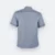 F146 Corporate Uniform Short Sleeve Shirt Contrast Collar Dark Grey-Navy-White F146 corporate uniform short sleeve shirt contrast collar dark grey-navy-white back view