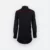 F147 corporate uniform long sleeve muslimah shirt black-red-white back view