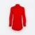 F147 corporate uniform long sleeve muslimah shirt red-navy-white back view