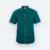 F148 corporate uniform unisex short sleeve contrast piping midnight green colour view