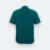 F148 corporate uniform unisex short sleeve contrast piping midnight green back view